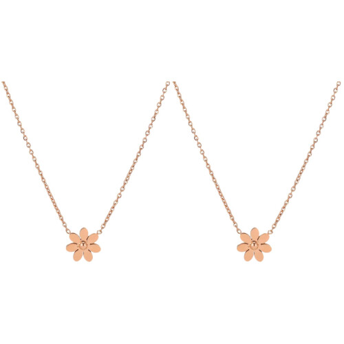2Pz Collana Margherita Rosa 1