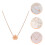 2Pz Collana Margherita Rosa 9