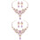 2Set Viola Matrimonio Collana E Pendente Sposa 5