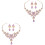 2Set Viola Matrimonio Collana E Pendente Sposa 3
