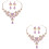 2Set Viola Matrimonio Collana E Pendente Sposa 6