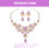 2Set Viola Matrimonio Collana E Pendente Sposa 11