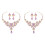 2Set Viola Matrimonio Collana E Pendente Sposa 2