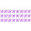 200St Mesh Applique Paars - DIY Craft En Bruiloft Versiering 2