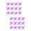 200St Mesh Applique Paars - DIY Craft En Bruiloft Versiering 7