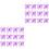 200St Mesh Applique Paars - DIY Craft En Bruiloft Versiering 3