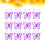 200St Mesh Applique Paars - DIY Craft En Bruiloft Versiering 11