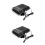 2St Compacte Draagbare Auto Verwarming Windscherm Ontdooier Zwart 6