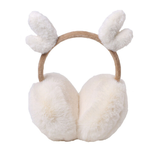 3St Winter Oorkappen Knuffelig Wit Outdoor 1