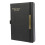 1Zest Wygodny Planner Codzienny Czarny Książka Notatnik Z Materiału PU 7