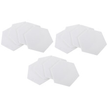 36Szt Biała Tablica Dekoracyjna Z Filcu Hexagon Na Notatki