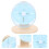 1Conjunto Acessório Pet Roda Silenciosa De Para Hamster 5