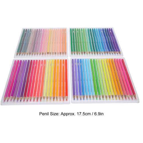 80Pcs Multicolor Colored Pencils Set for Artists & Beginners, 17.5cm 2