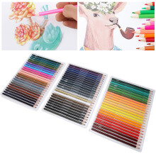 Adult Artists 72Pcs Oily Colored Pencils Set for Sketching Coloring and Art