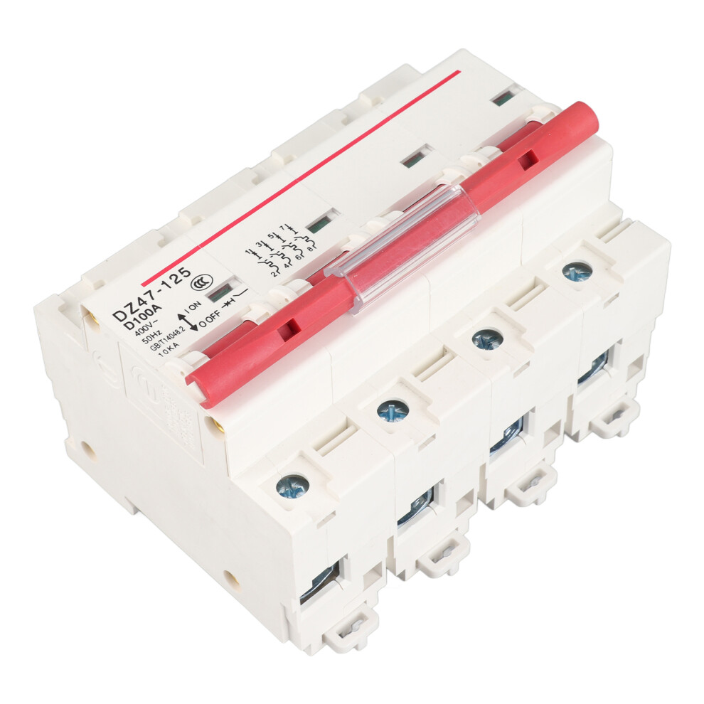 Dz47-125 100A Miniature Air Circuit Breaker 4P For Power Distribution 8431359879771