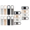 16Pcs Zipper Pull Tab Replacement Set, Zinc Alloy, 2 Sizes & 4 Colors 1