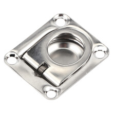 High Strength Stainless Hatch Pull Ring 44x38mm for Yacht Doors