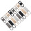 16Pcs Zipper Pull Tab Replacement Set, Zinc Alloy, 2 Sizes & 4 Colors 15