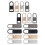 16Pcs Zipper Pull Tab Replacement Set, Zinc Alloy, 2 Sizes & 4 Colors 11
