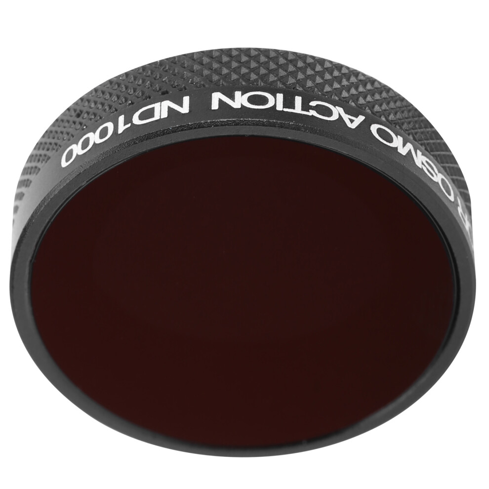 Optical Glass Nd1000 Filter For Osmo Action Camera, 27G Black 8221359882815