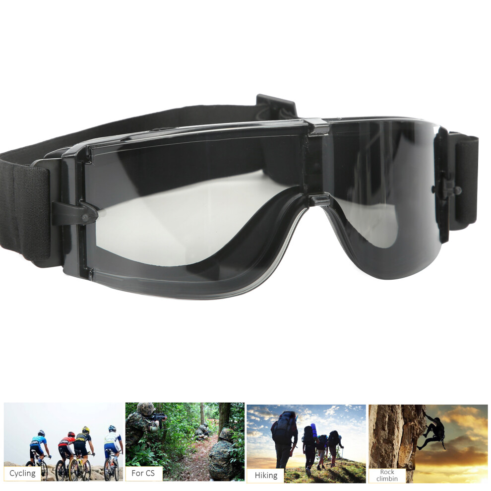 Impact-Resistant Gray Military Tactical Glasses, Windproof & Uv Protection 6911359883241