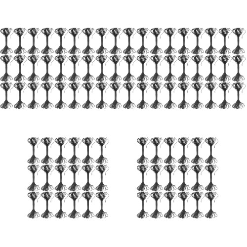150Stk Schwarzer Stickfaden Robust Für DIY Schmuck 2