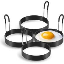 Cara is Fearr an Chócaire Gourmet, Múnlóir Uibheacha Cruach Dhosmálta Neamh-Meirgeach, Fáinní Déantóra Uibheacha Babhta Neamhghreamaitheacha
