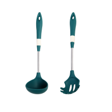 Conjunto de espátulas de silicone para uma culinária saudável, silicone atóxico de alta qualidade, próprias para lava-louças para facilitar a