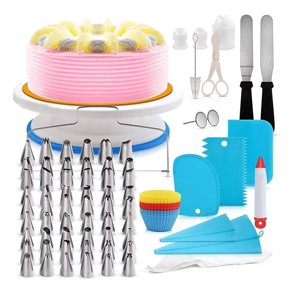 Craftsmanship in Cakes, Decorator's Best Friend  ,  79-Piece Baking Arsenal, Elevating Your Confections to Artistic Heights. P008...-image-OPC-PMWG2HH-NEW