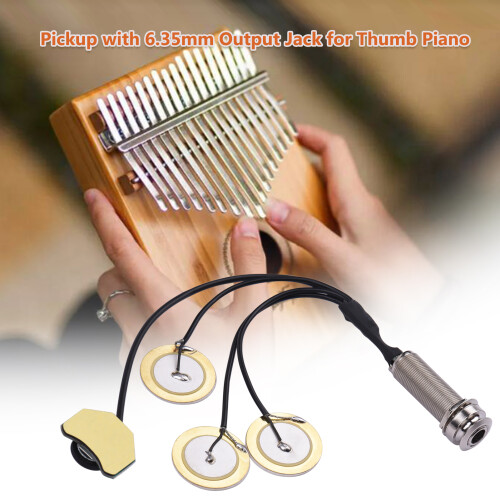 6.35mm Pickup Transducer for Thumb Piano with Volume Control 2