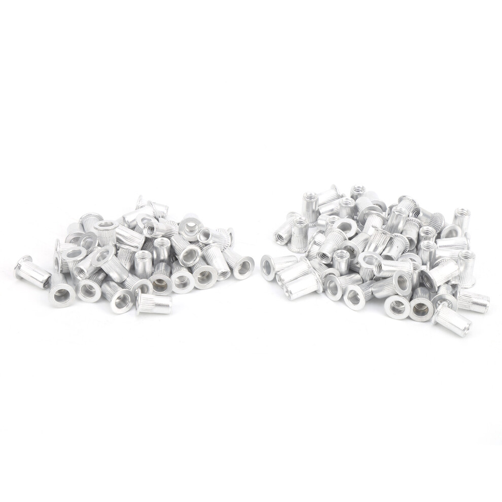 100Pcs Aluminum Flat Head Pull Riveting Nuts Wj-30045 M3-M12 Kit 9321359884532
