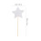 140Stk Party Cupcake Holz Und Papier Silber Glitzer 11