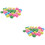 100Stk Simulation Ostereier Kunststoff Ostern Deko Party 6