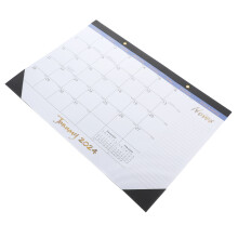 5Stk Goldfarbener Tischkalender Englisch Mit Elegantem Design
