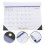 5Stk Goldfarbener Tischkalender Englisch Mit Elegantem Design 10
