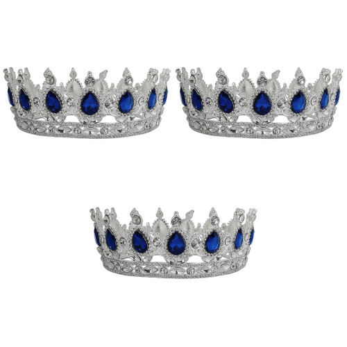 3Stk Brautkrone Hochzeitsschmuck Kopfbedeckung Für 2
