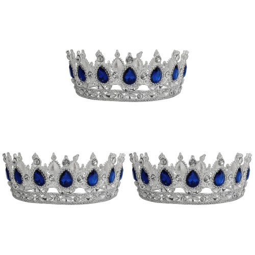 3Stk Brautkrone Hochzeitsschmuck Kopfbedeckung Für 1