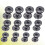 495Stk Silberne Metallknöpfe Dekorative Stoffaccessoires 11