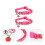 8Stk Rotes Polyester Katzenhalsband Erdbeermotiv Sicher Und 10