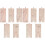 2Sets Khaki Wandgroeimeter DIY Maatstaaf Kinderkamer Decor 2