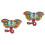 2St Vintage Olifantenbroche in Met En 4