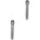 2St Plastic Microfoon Toy Zilverkleurig Kinder Karaoke Speelgoed 4