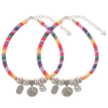 2St - En Hondenhalsband Met Belletjes Ethnisch Stijl Multi