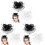 6St Multifunctionele Dames Fascinator Clip Bruids- En Feestmode 2