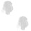 2St Bruiloft Hoofdband Wit Net Bruid Vintage Hoofdaccessoire 7