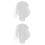 2St Bruiloft Hoofdband Wit Net Bruid Vintage Hoofdaccessoire 6