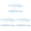 3Sets Sky-Blue Kanten Jarretels Bruid Elastische Trouwaccessoires 2