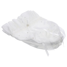2St Satin Dolly Tas Bruiloft Wit Met Parel En Strass Voor Bruid