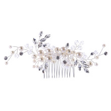 3Stk Braut Haarkamm Silber Mit Zarten Kristallen Für Hochzeit