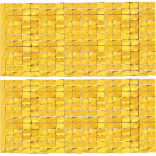 8Stk Goldene Fransen Vorhänge Für Bühne Tür Fenster Feier